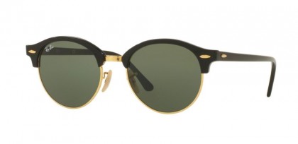 Ray-Ban 0RB4246 CLUBROUND 901 Black - Green